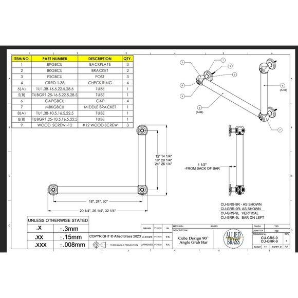 NEW Kingston Brass 18-Inch Heritage Towel-Bar, Oil Rubbed Bronze - Picture 5 of 6